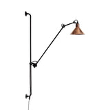 Lampe Gras N°214 Wall Lamp: Raw Copper + Conic