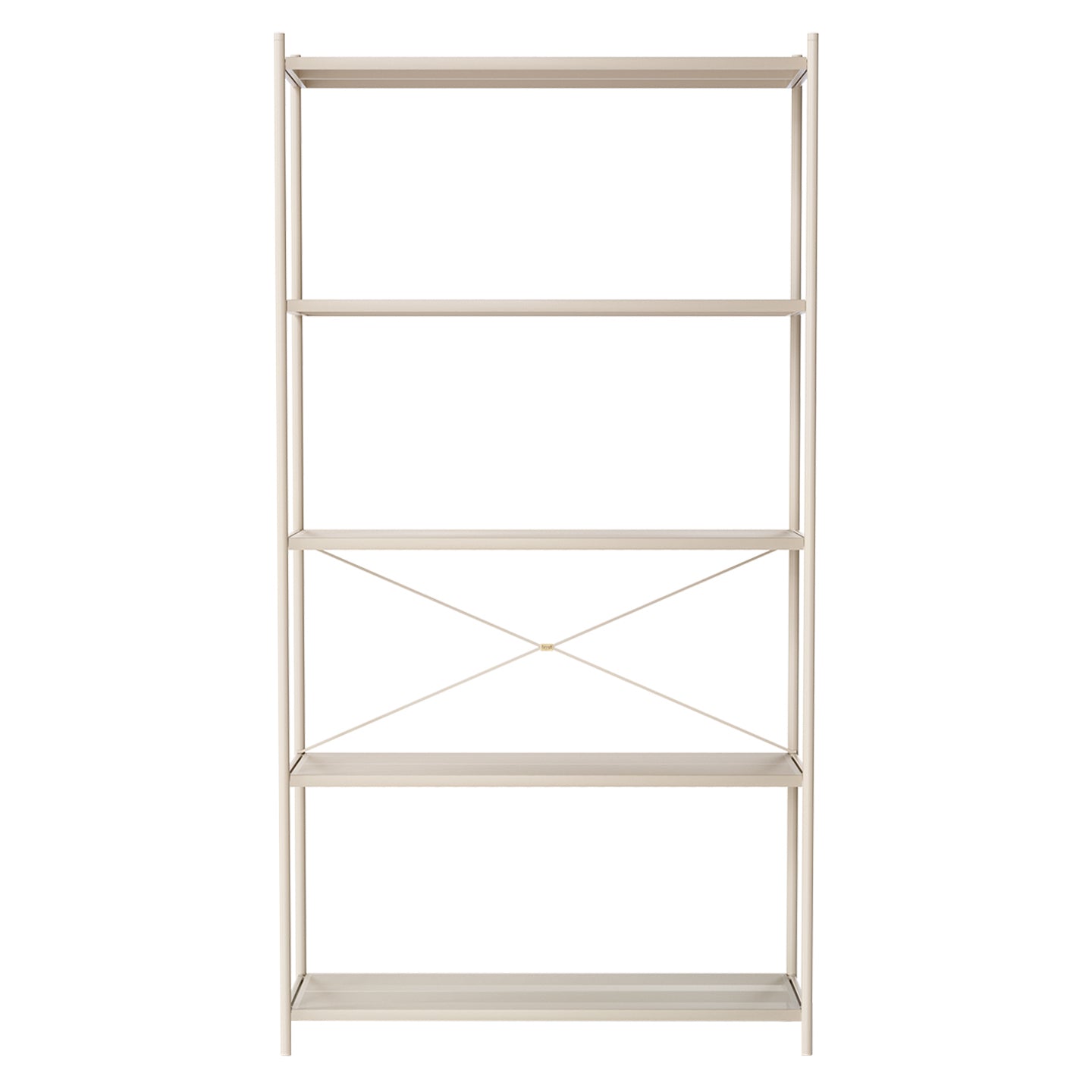 Punctual Shelving System: Configuration 4 + Cashmere (Perforated)