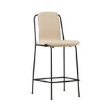 Studio Bar + Counter Chair: Front Upholstered + Bar + Oak