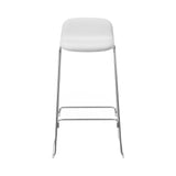Just Bar + Counter Stool with Back: Full Upholstered + Bar + Chrome