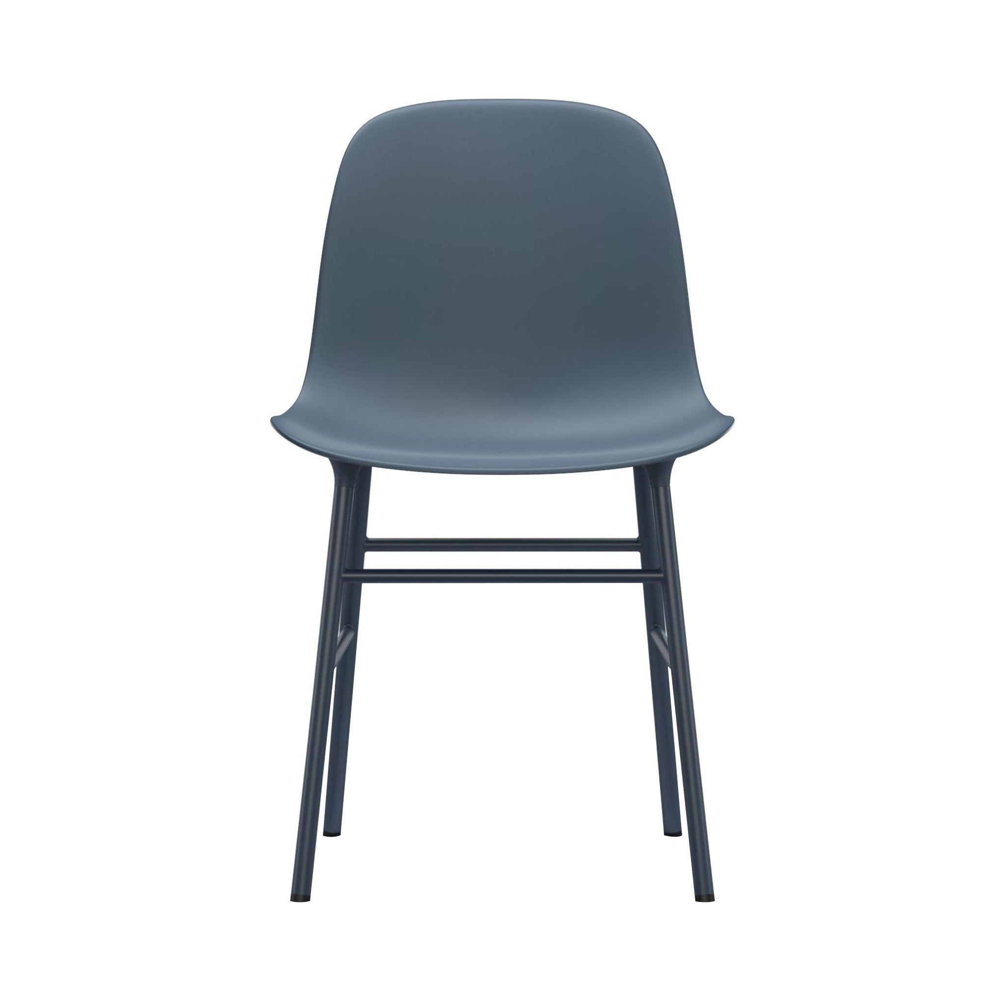 Form Chair: Steel + Blue