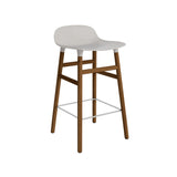 Form Bar + Counter Stool: Walnut Legs + Counter + Warm Grey