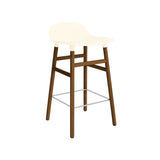 Form Bar + Counter Stool: Walnut Legs + Counter + Cream