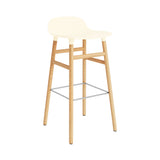 Form Bar + Counter Stool: Oak Legs + Bar + Cream