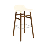 Form Bar + Counter Stool: Walnut Legs + Bar + Cream