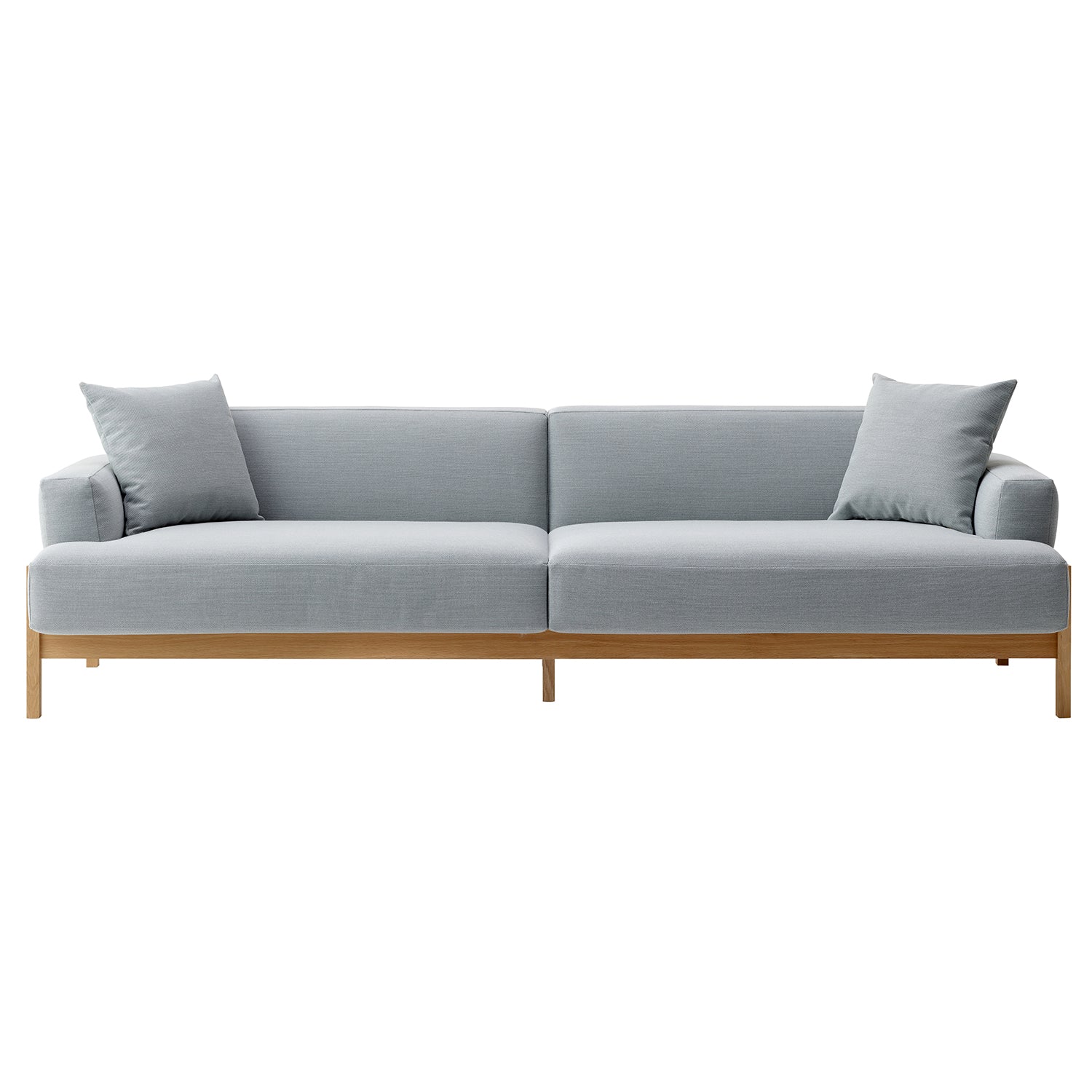 Kinuta Sofa: 3 Seater 2P A-S01 + Pure Oak + Vidar 4