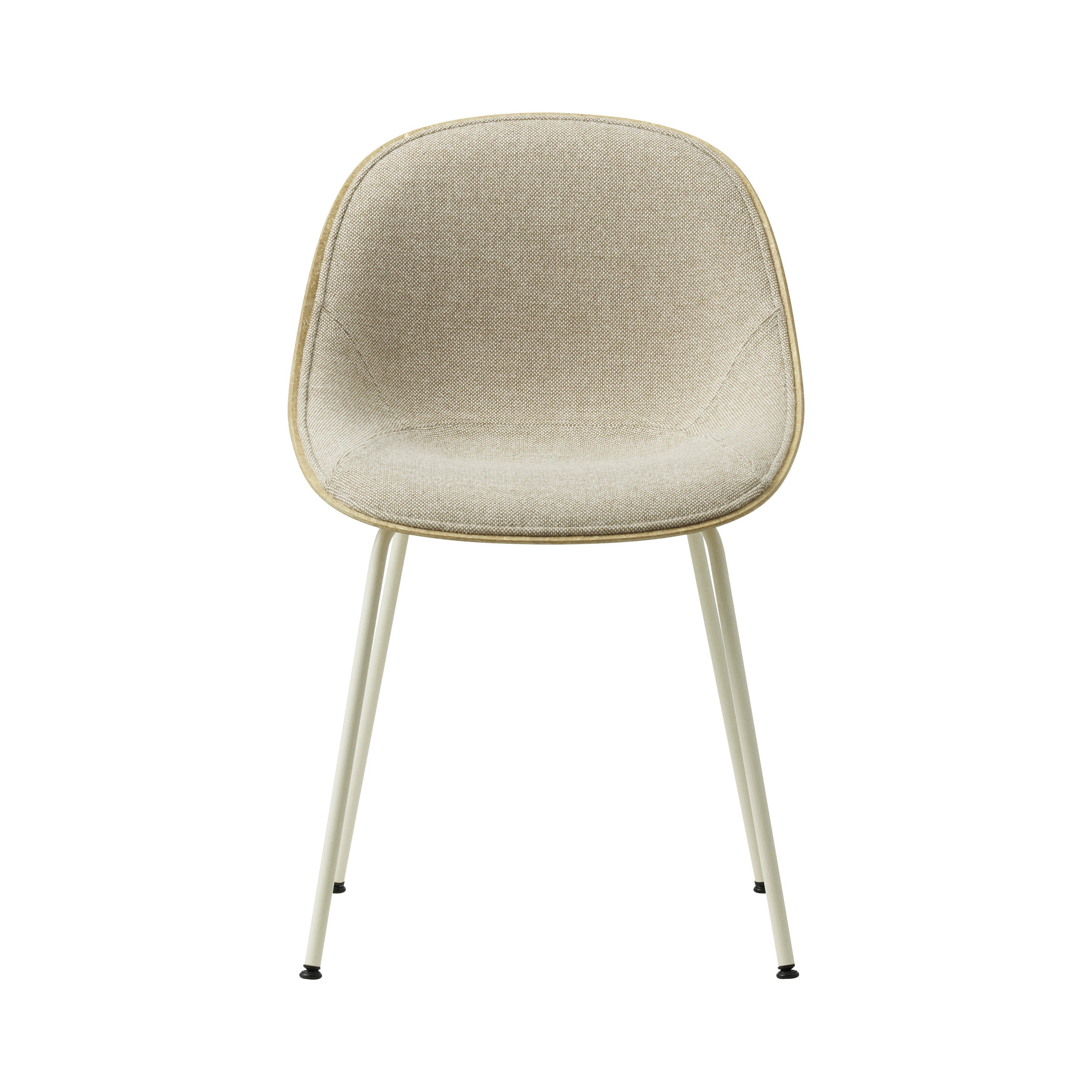 Mat Chair: Front Upholstered + Hemp + Cream