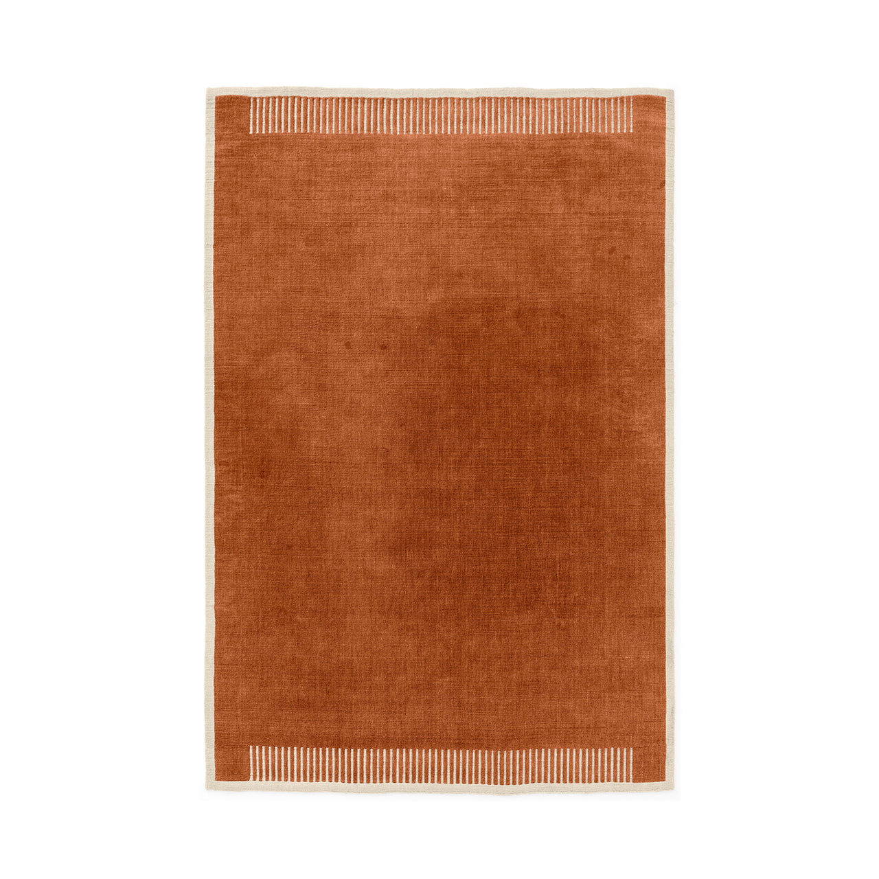 Duomo Rug: Quickship + Rectangle + Terracotta Red