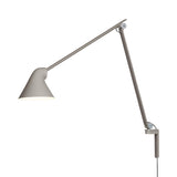 NJP Wall Box Lamp: Long + Light Aluminum Grey