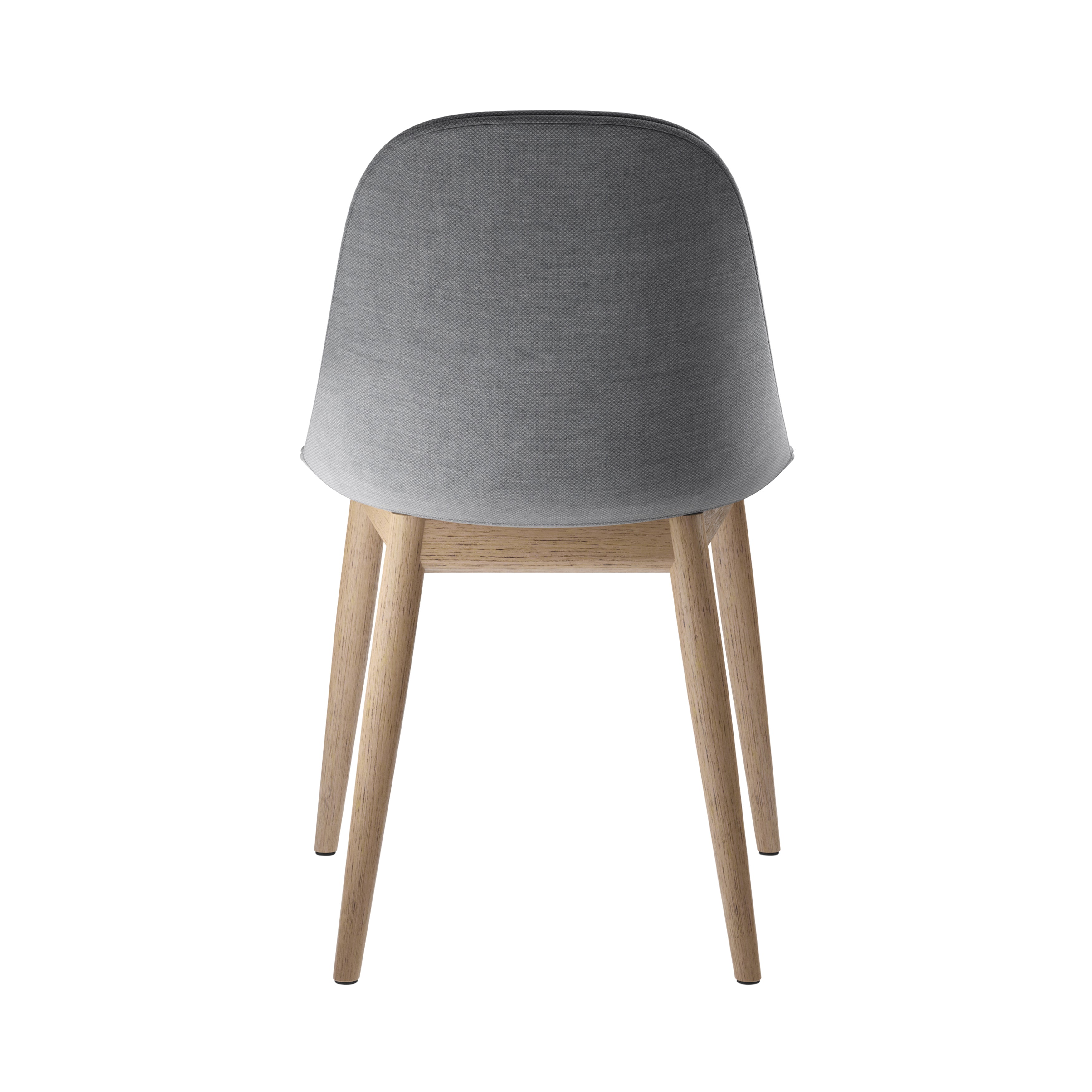 Harbour Side Chair: Wood Base Upholstered + Natural Oak + Fiord2 751