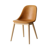 Harbour Side Chair: Wood Base Upholstered + Natural Oak + Dakar 0250