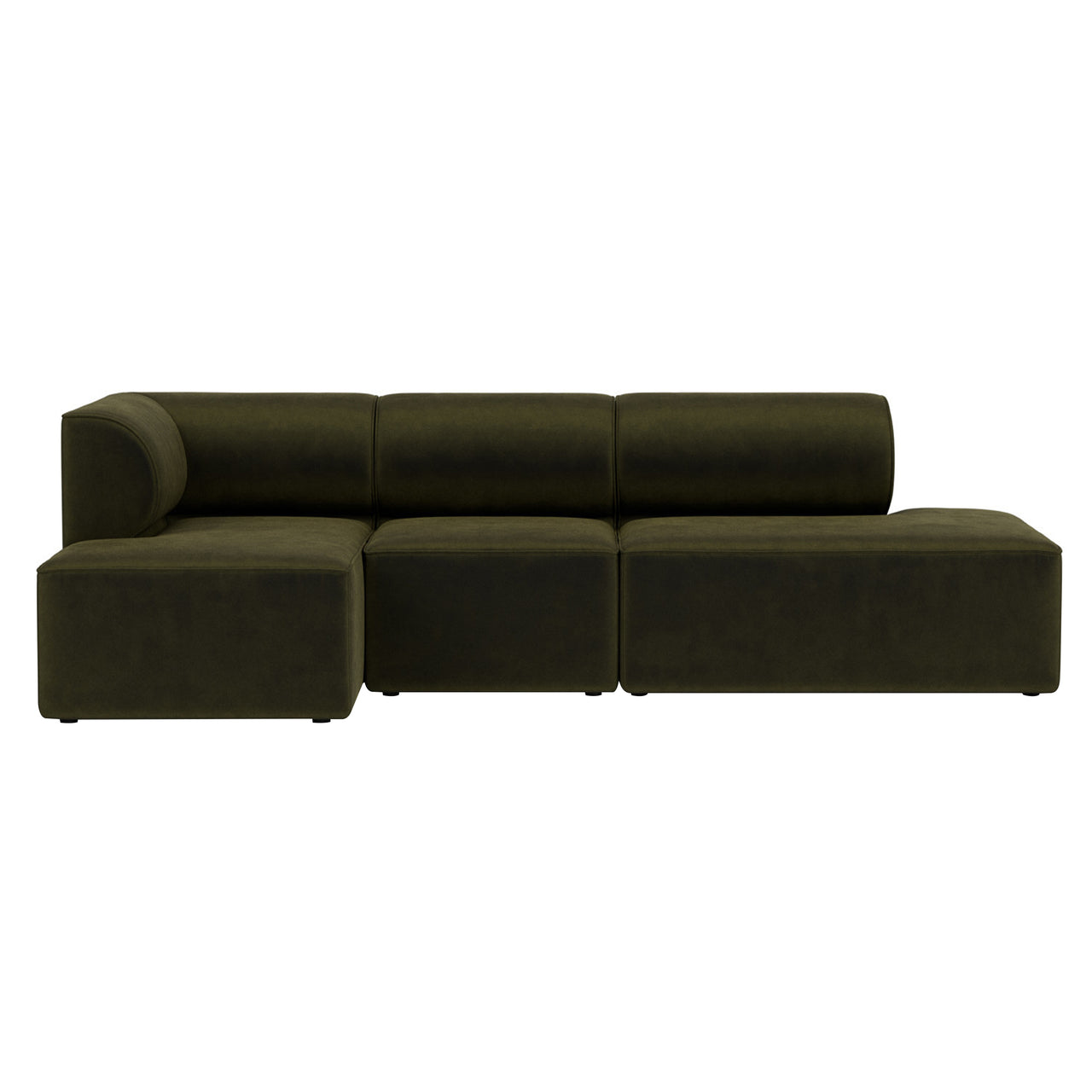 Eave Modular 3 Seater Sofa: Small + Configuration 10 + Champion 035