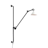 Lampe Gras N°214 Wall Lamp: White + Copper + Conic