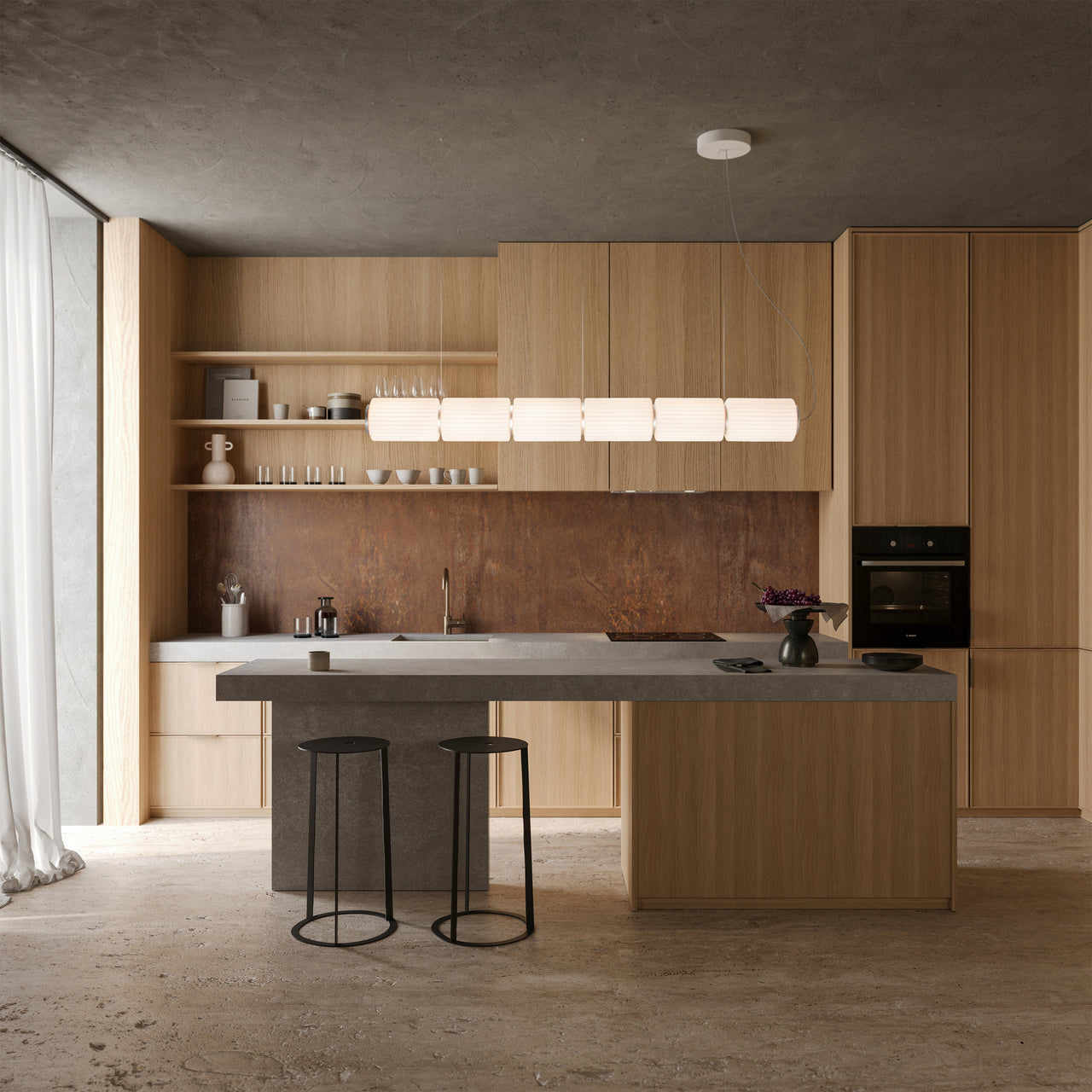 Column 175 Horizontal Pendant: 6 Units