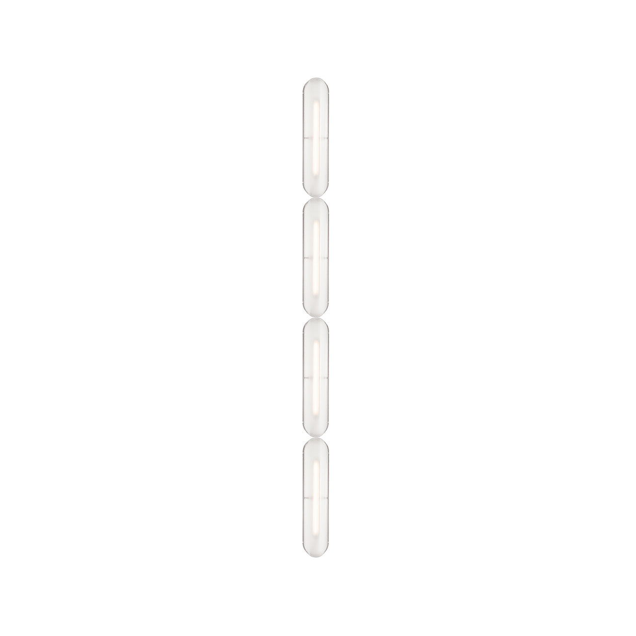 Vale System Ceiling/Wall Light: Vertical + End-to-End + Vale 4 + Rust