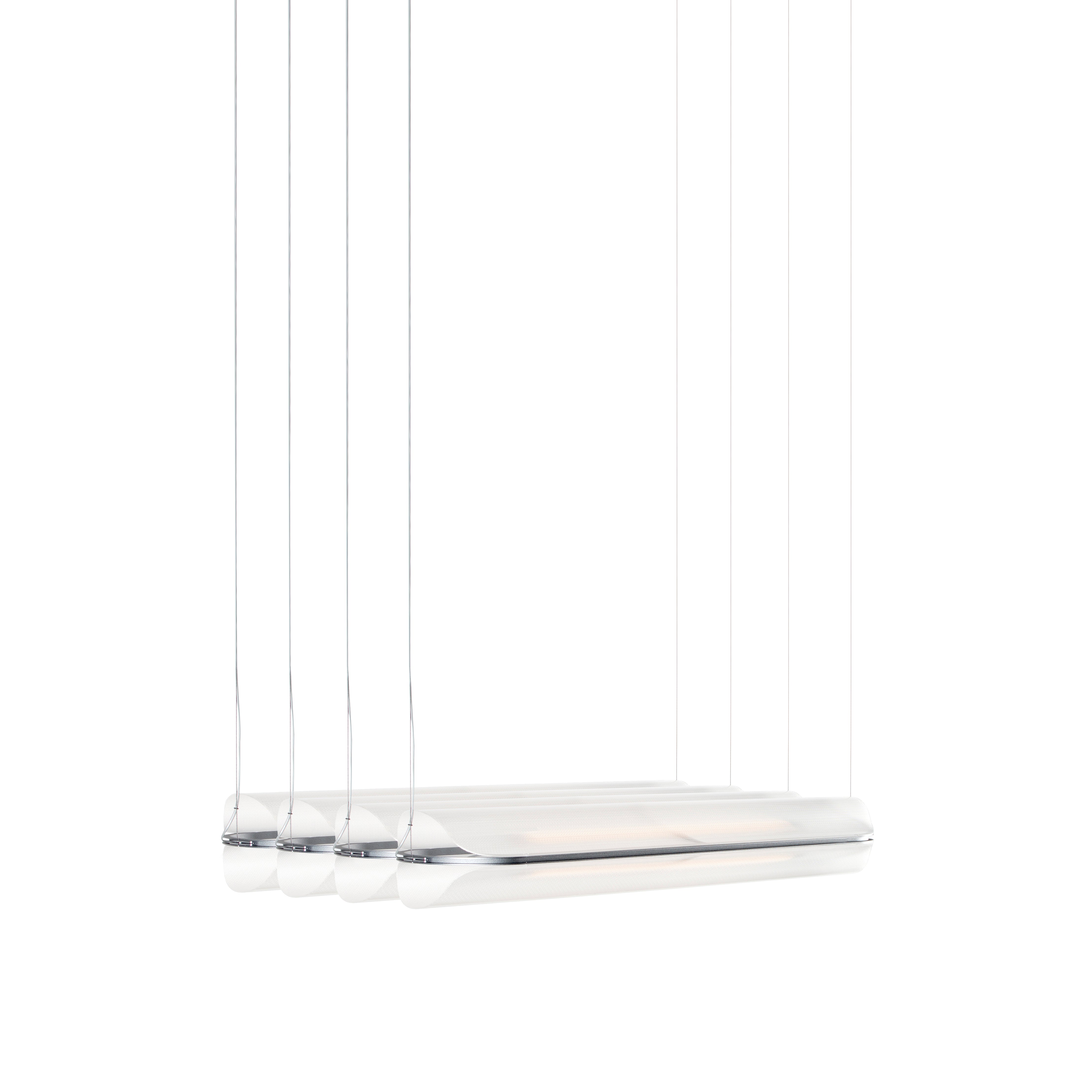 Vale System X-Axis Pendant Light: Horizontal + Side-to-Side + Vale 4 + Anthracite