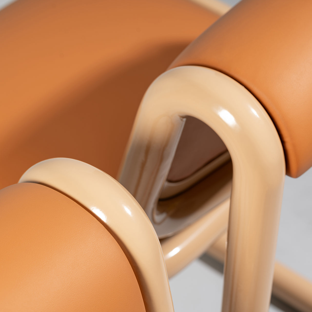 Tube Dining Chair: Upholstered