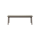 Ana Dining Table: Almond + Smoked Oiled Stained Oak
