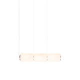 Column 175 Horizontal Pendant: 3 Units + Ivory