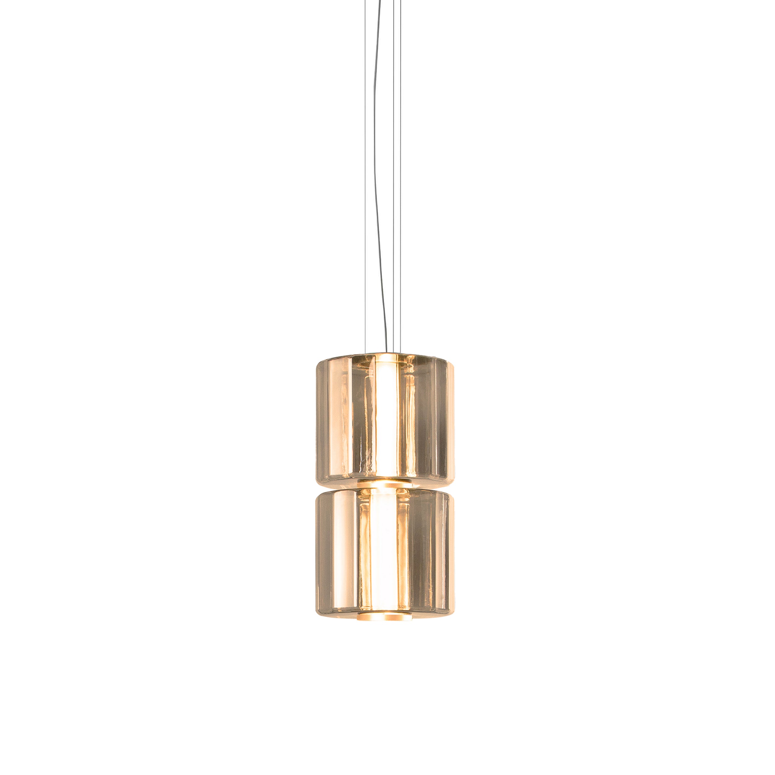 Column 300 Vertical Pendant: 2 Units + Amber