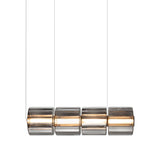 Column 300 Horizontal Pendant: 4 Units + Carbon