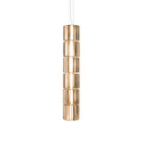 Column 300 Vertical Pendant: 6 Units + Amber