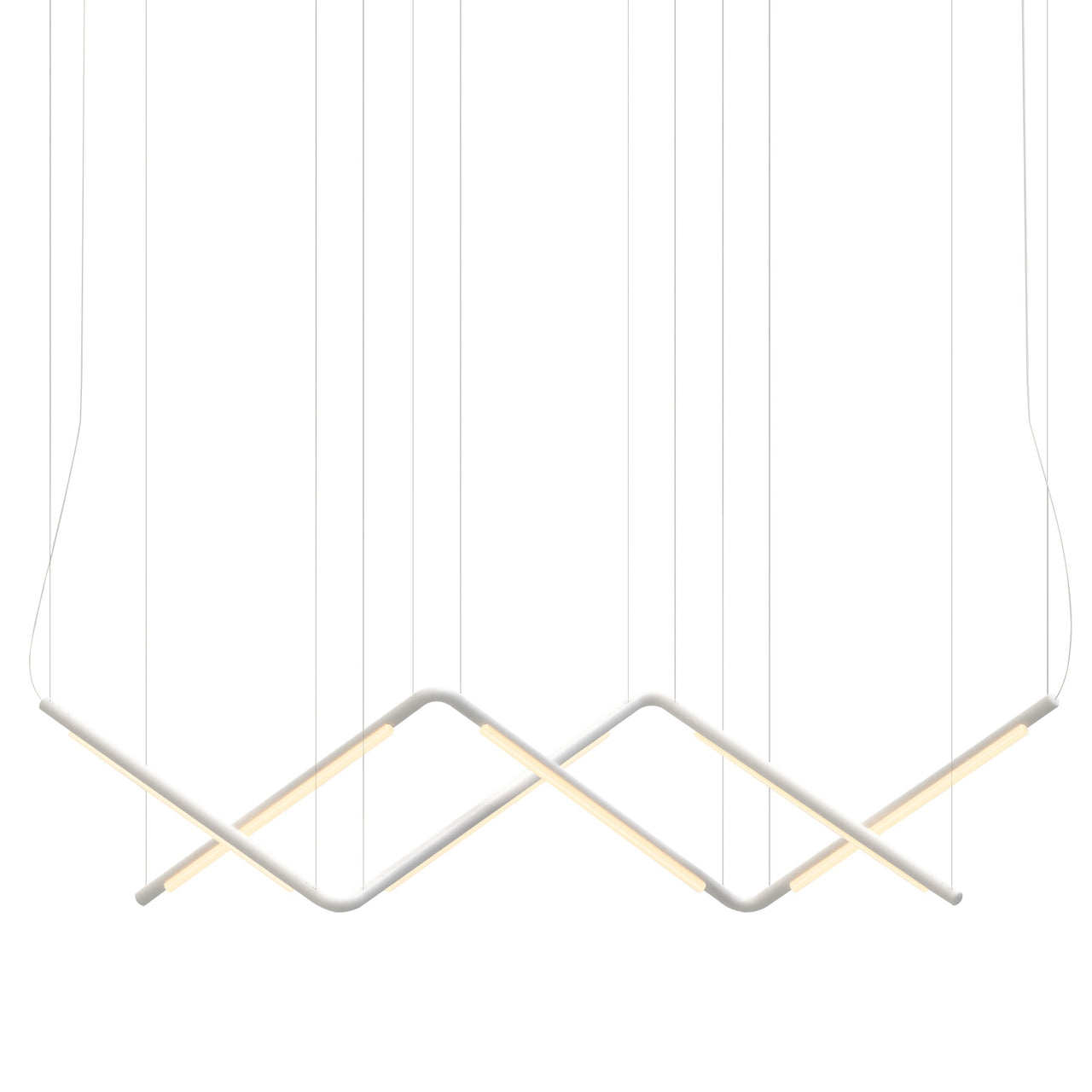 Pipeline CM9 Pendant Light: White + White