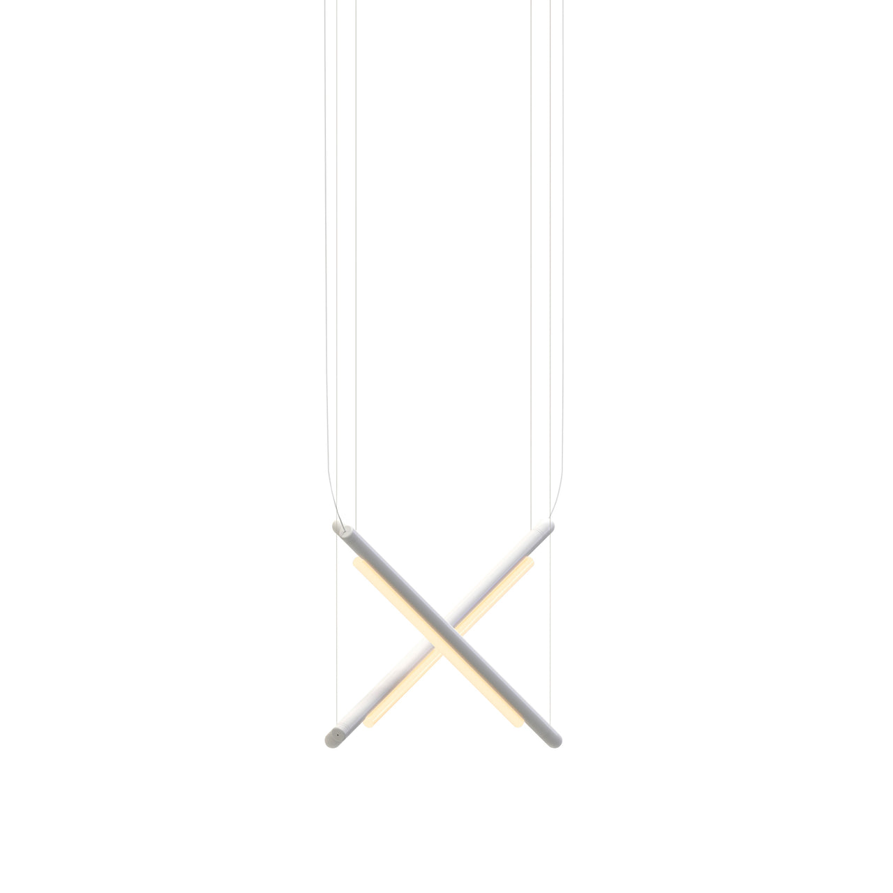 Pipeline CM9 Pendant Light: White + White