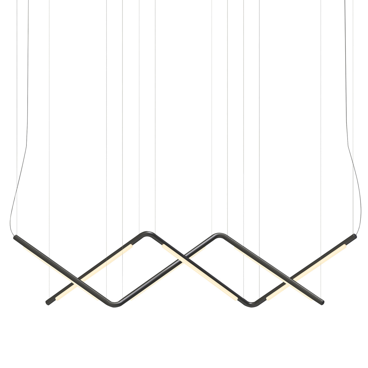 Pipeline CM9 Pendant Light: Black + Black