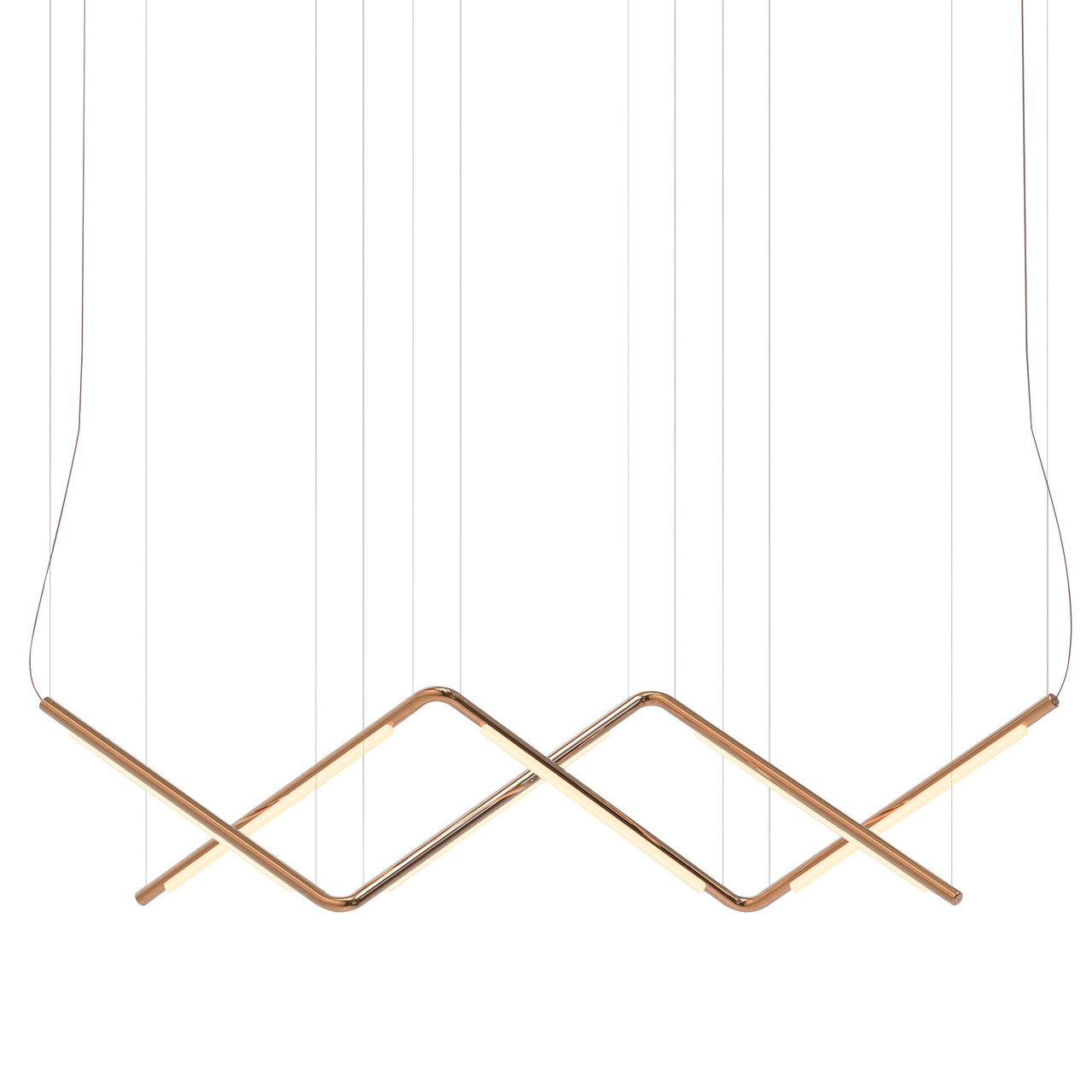 Pipeline CM9 Pendant Light: Copper + Copper