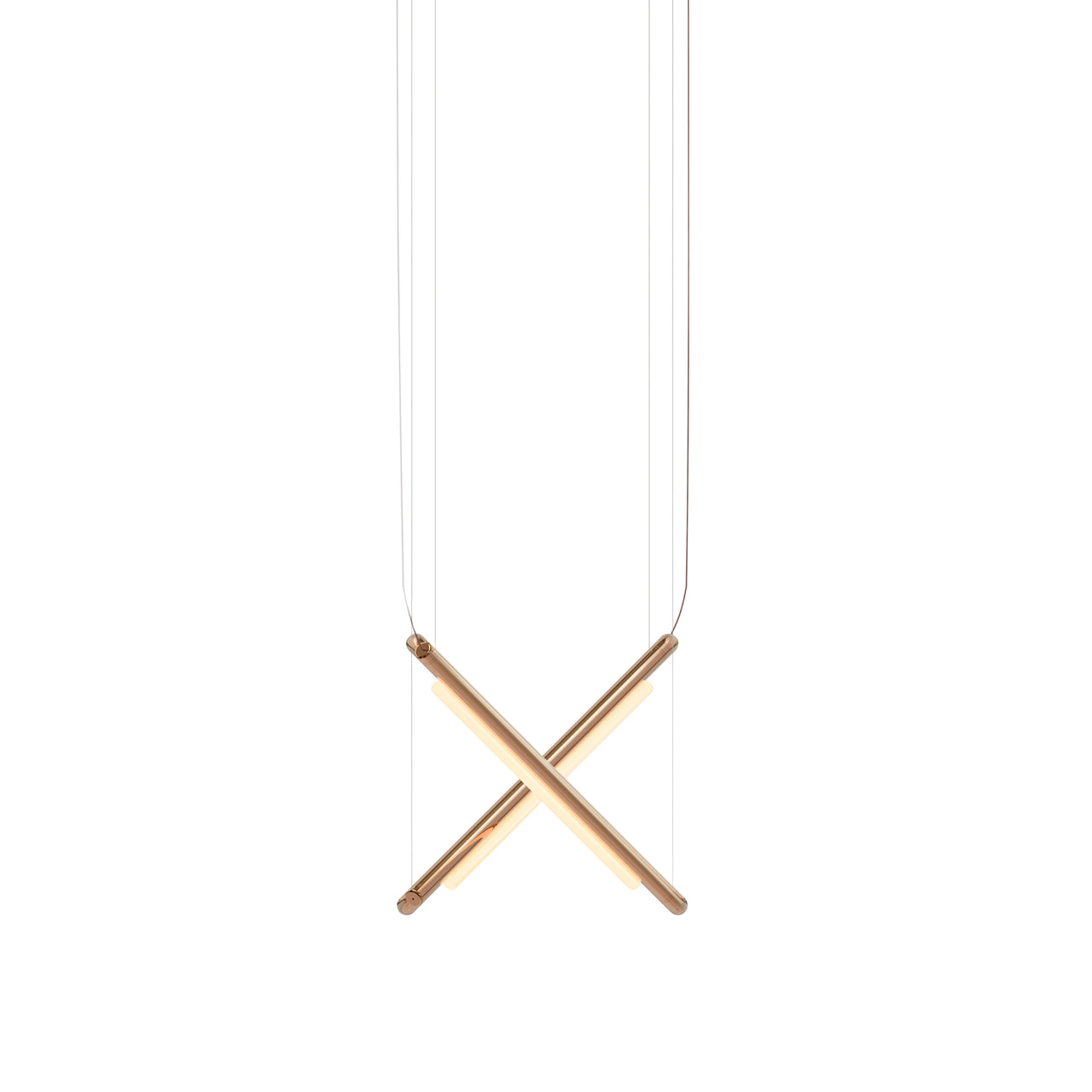 Pipeline CM9 Pendant Light: Copper + Copper