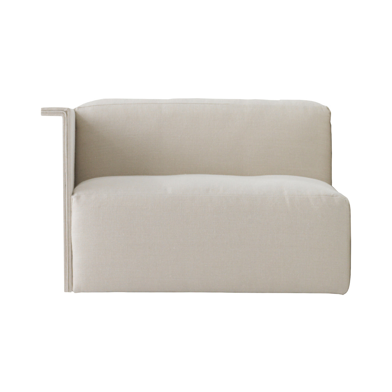 Arcade Sofa: Modules: Single Seater + Narrow Arm - Left