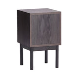 Column Night Table: Tall + Smoked Oak