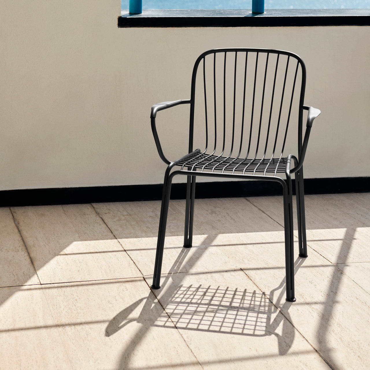 Thorvald SC95 Stacking Outdoor Armchair with Cushion: Set of 2
