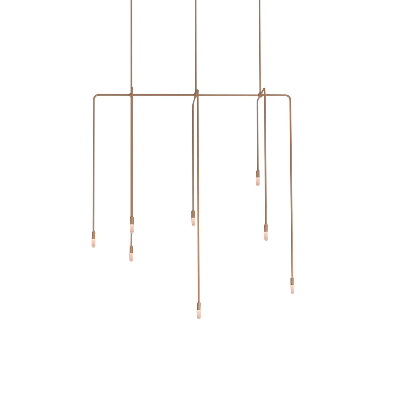 Beaubien Atelier 01 Suspension Lamp: Wrinkled Dusty Pink