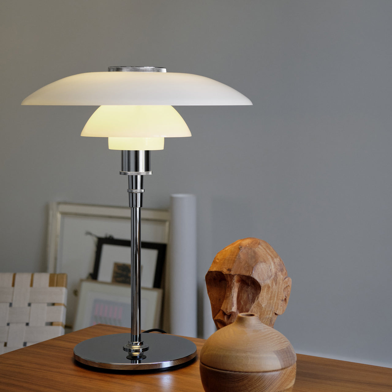 PH 4½-3½ Glass Table Lamp
