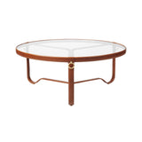 Adnet Circular Coffee Table: Large - 39.4