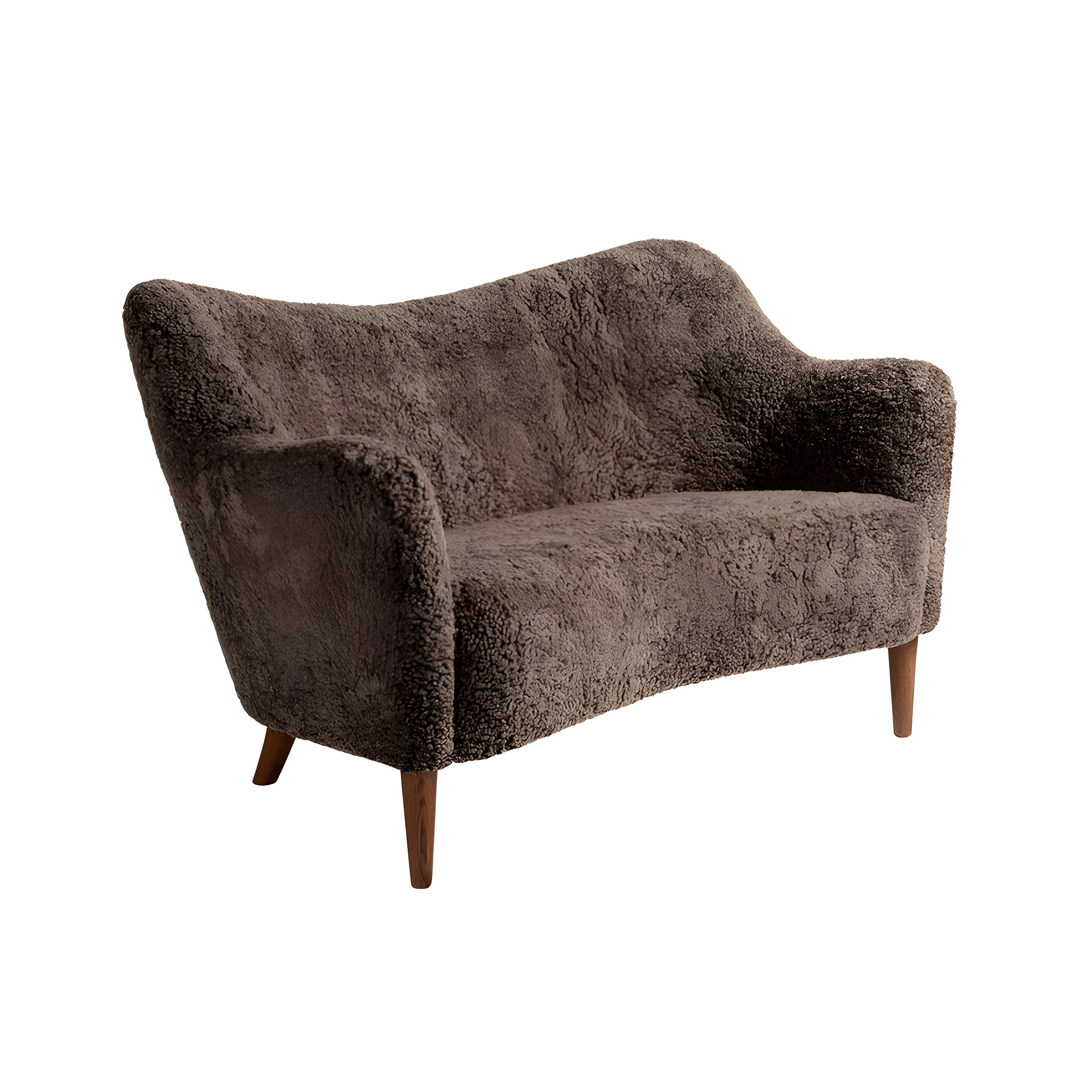 Tisso Sofa: 2 Seater: Fumed Oak + Leather Category 2