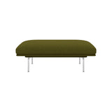 Outline Pouf: Polished Aluminum