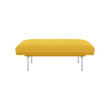 Outline Pouf: Polished Aluminum