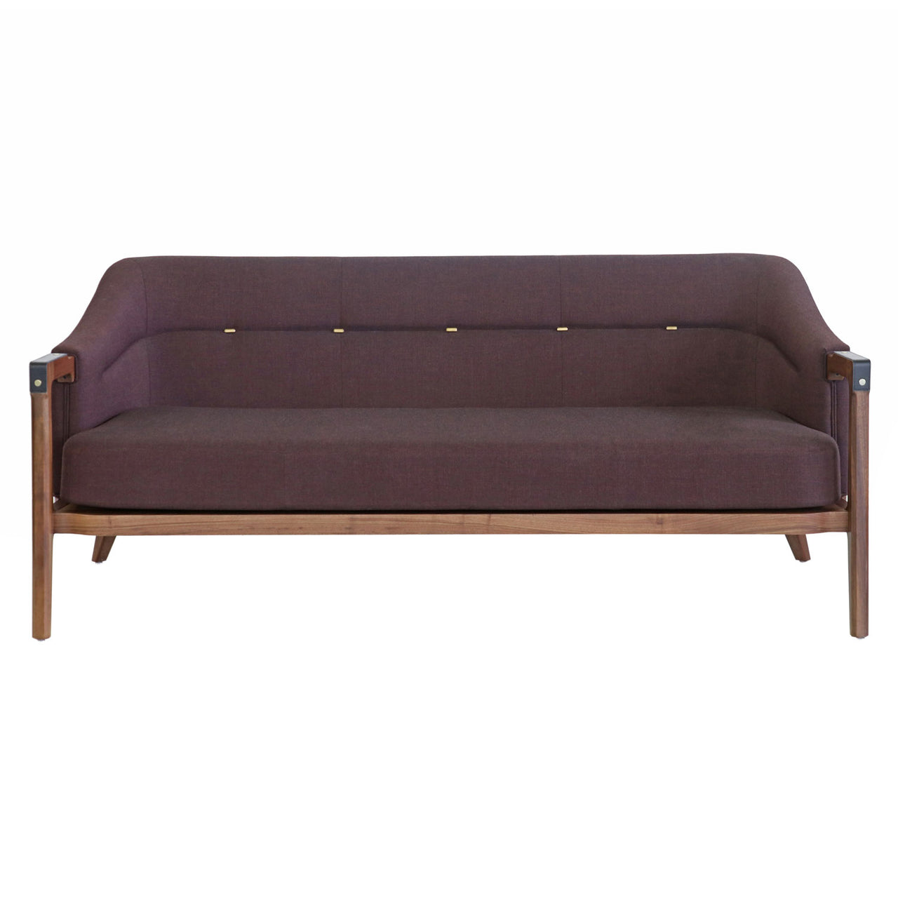 Brightliner Alva Sofa: Natural Walnut