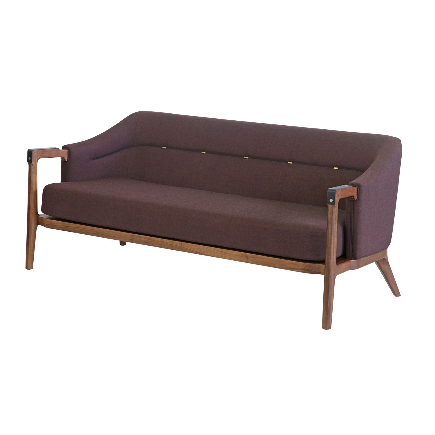 Brightliner Alva Sofa: Natural Walnut