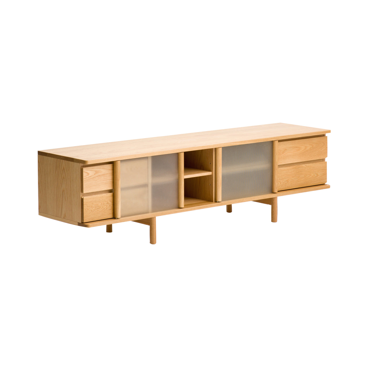 Rikyu TV Console: Natural Oak