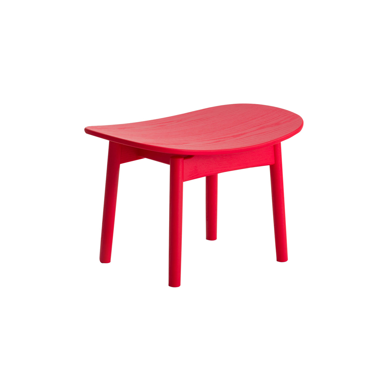 Saga Footstool: Red Ash