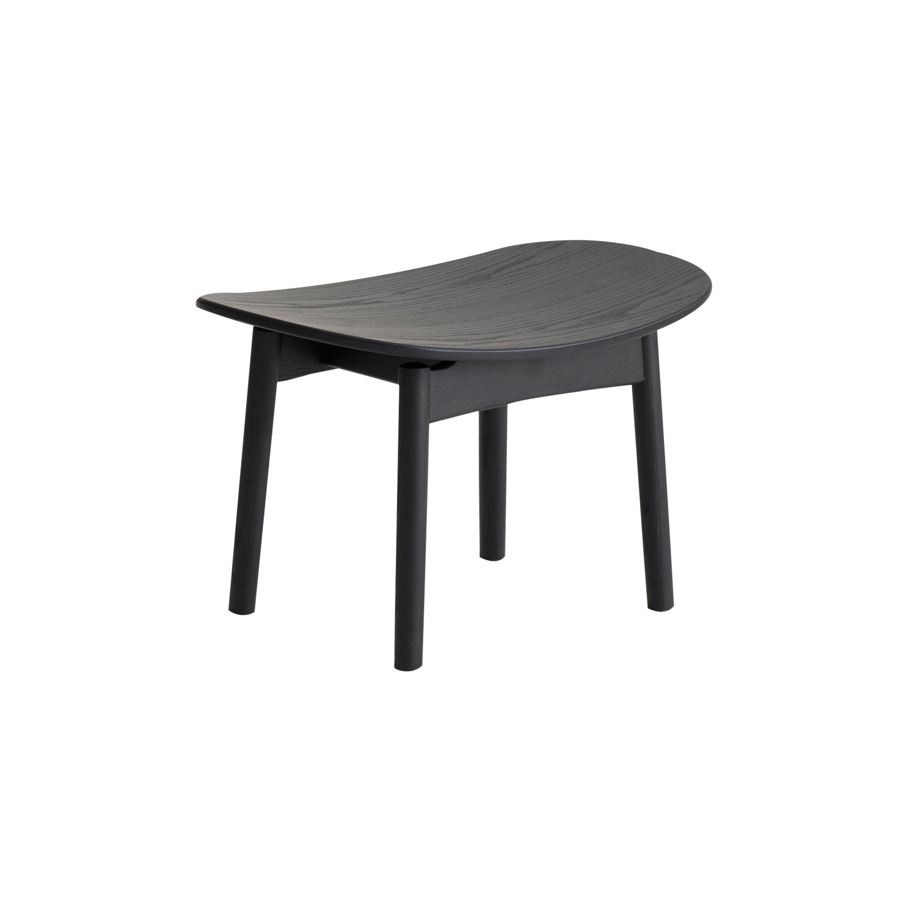 Saga Footstool: Sumi Ash
