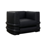 Pillow Sofa Armchair: Leather + Panama Leather