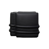 Pillow Sofa Armchair: Leather + Panama Leather