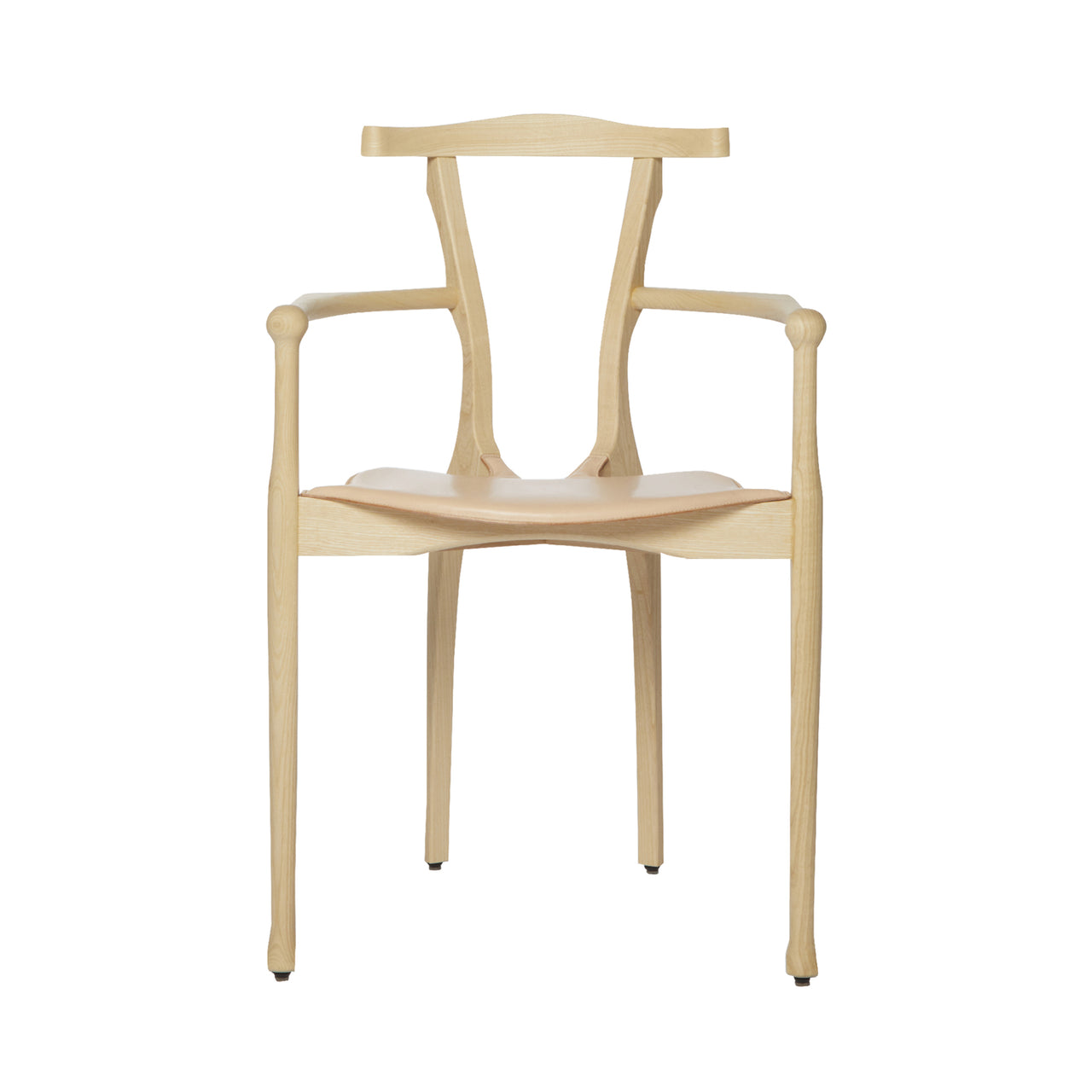 Gaulino Stacking Chair: Natural Ash + Natural
