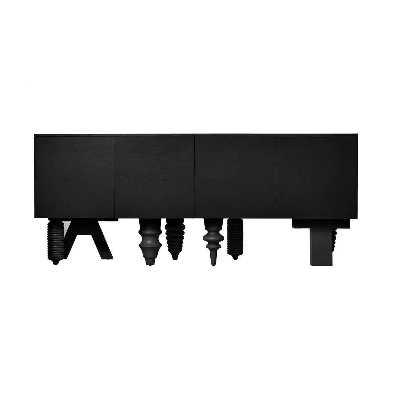 Multileg Cabinet: Black Ash FT10 + Configuration 4