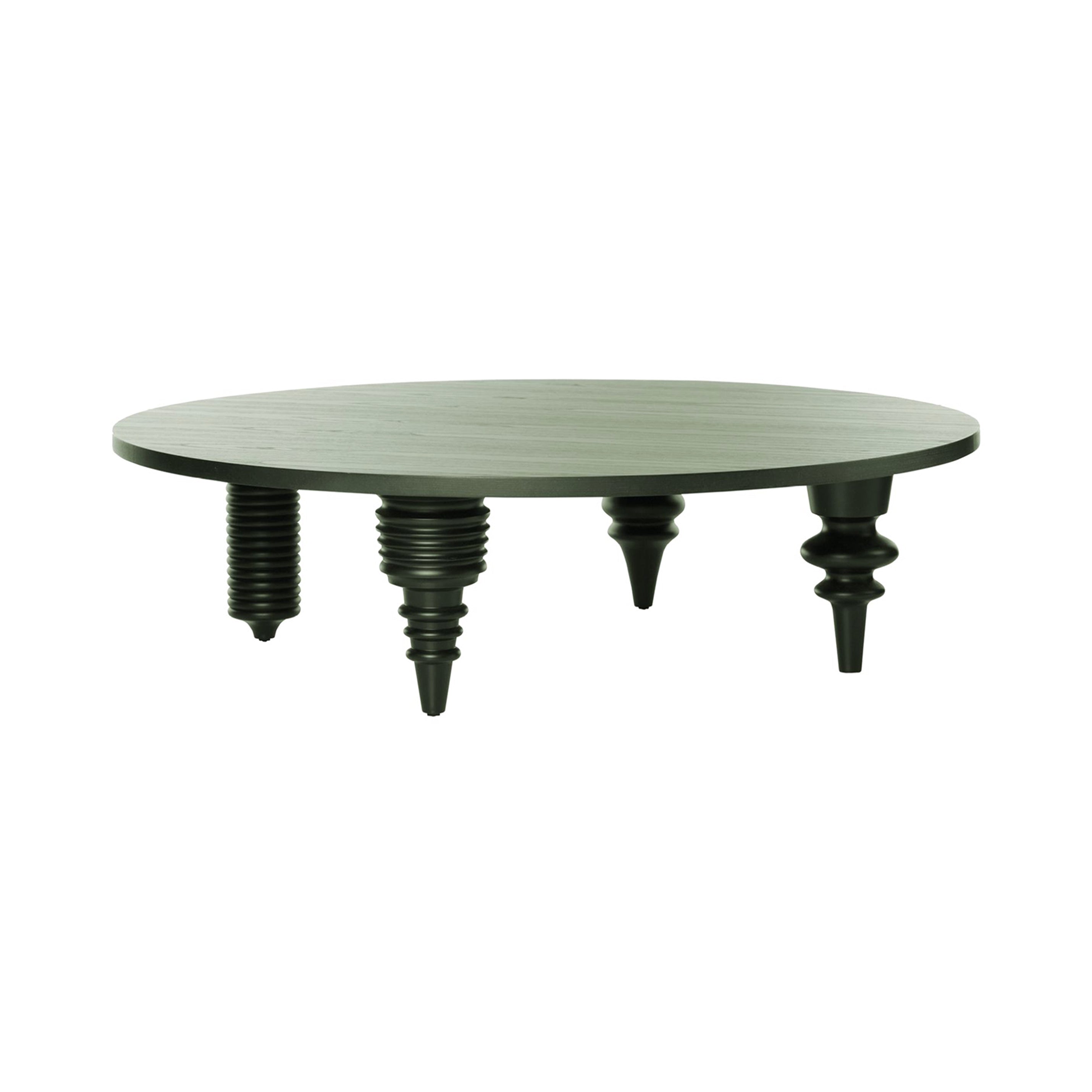 Multileg Low Table: Olive Green Ash FT26